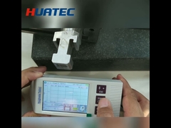 Surface roughness tester testing curved surface