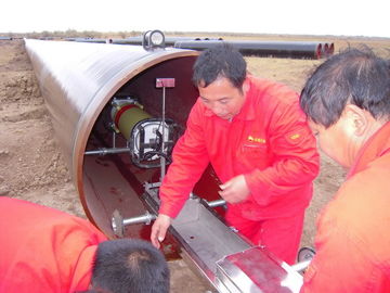 سهل التشغيل 110V 220 V HUATEC X Ray Pipeline Crawlers Radiography Pipeline Inspection