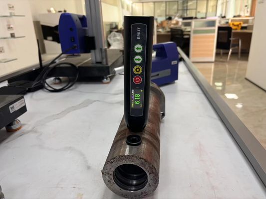 A scan B scan EMAT Air Coupling مقياس سمك الموجات فوق الصوتية مع سطح درجة حرارة عالية