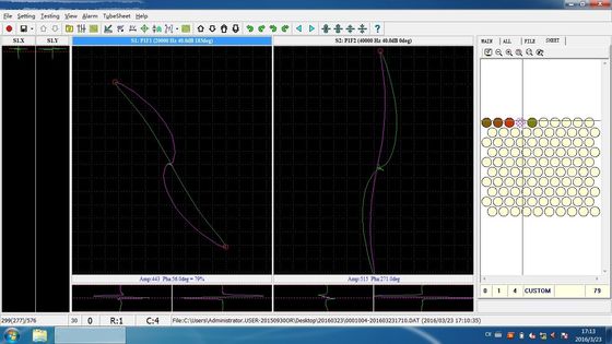 Ndt Portable Eddy Current Testing Equipment 14.8v المدمج في بطارية ليثيوم